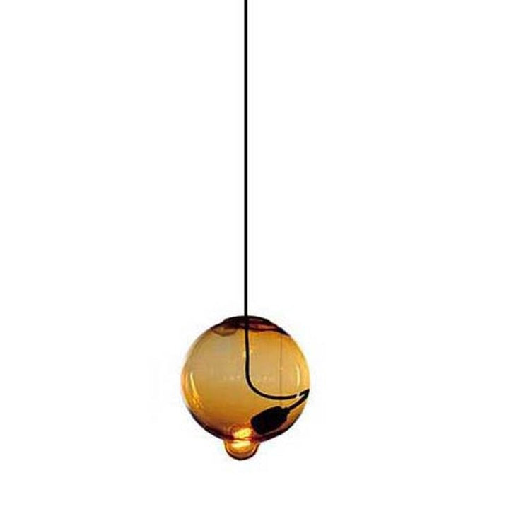 Meltdown Single Pendant Light Lighting Cappellini Tobacco