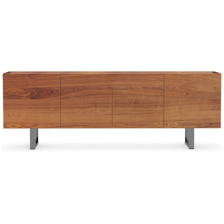 Horizon 4 Door Cabinet Sideboards & Buffets Calligaris P201 Walnut Veneer