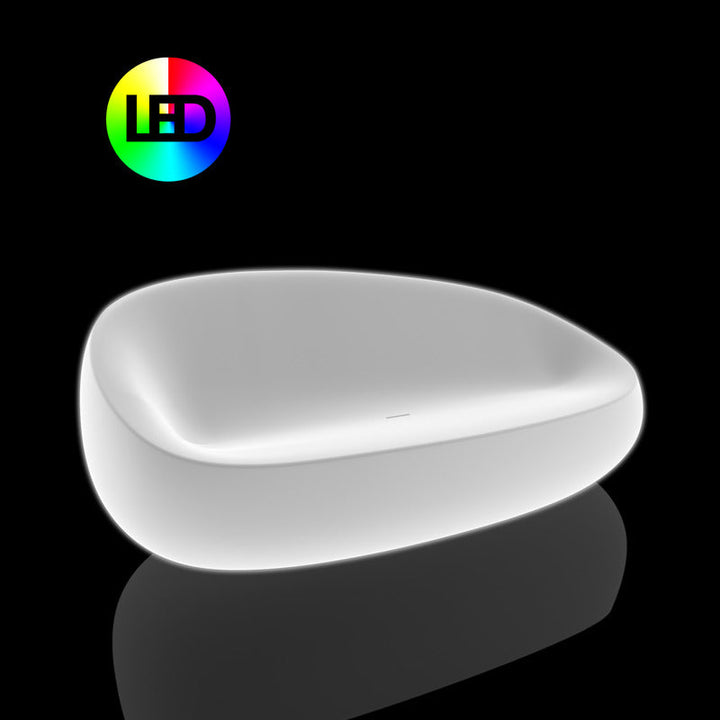 Stone Illuminated Sofa Outdoor Vondom RGB LED Sofa Only