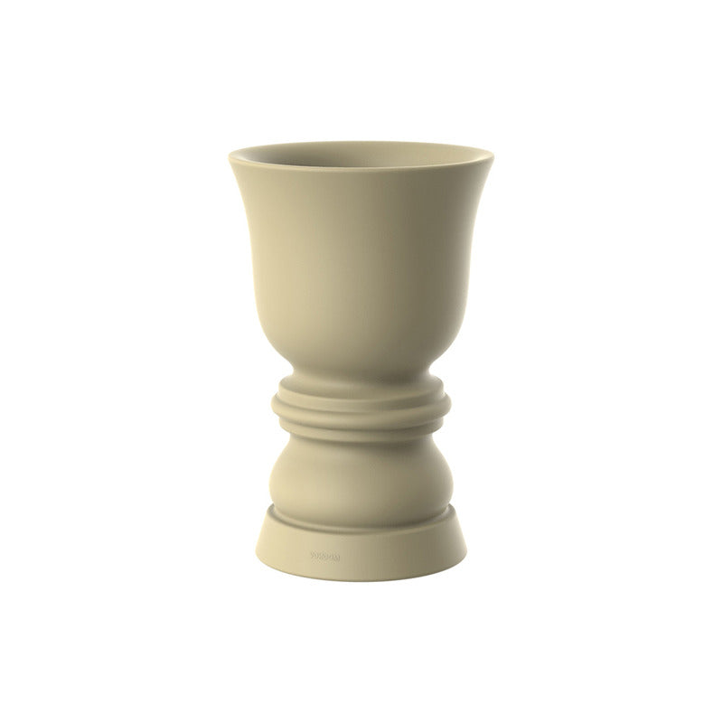 Suave Planter Outdoor Vondom Beige Small: 25.75 in height 