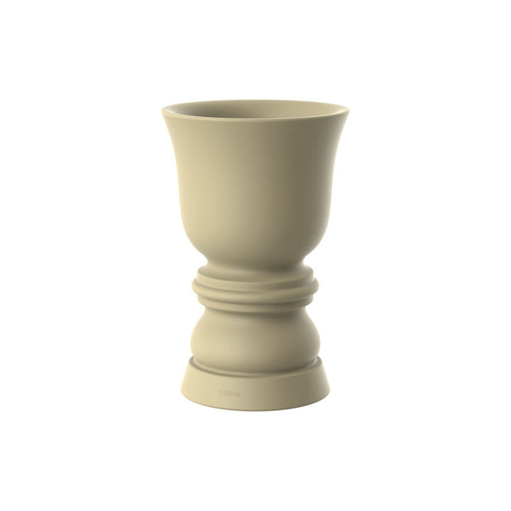 Suave Planter Outdoor Vondom Beige Small: 25.75 in height 