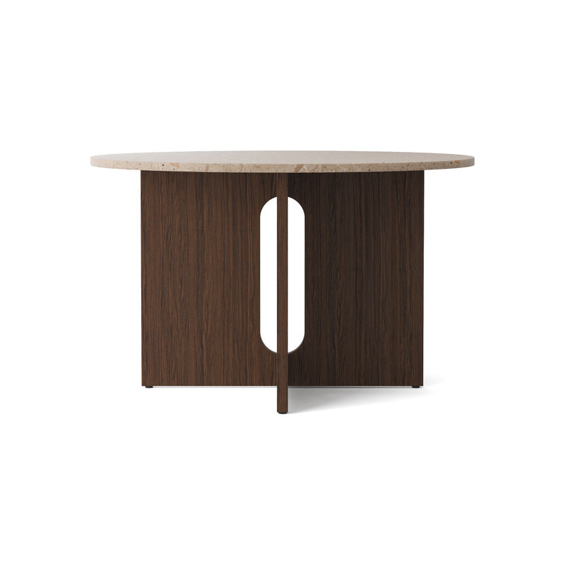 Androgyne Dining Table Tables Audo Copenhagen Dark Stained Oak / Sand Small: 47 in diameter
