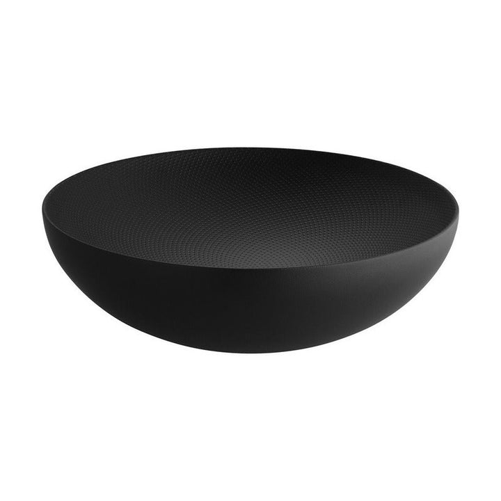 Double Bowl Bowls Alessi Black Medium: 9.8 in diameter