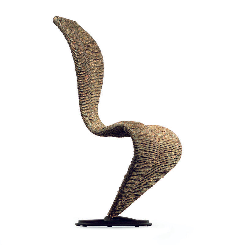 S-Chair Chairs Cappellini Woven Marsh Straw