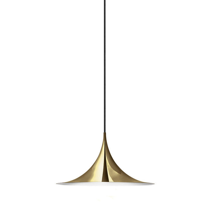 Semi Pendant Light Lighting Gubi Brass Small: 11.8 in diameter