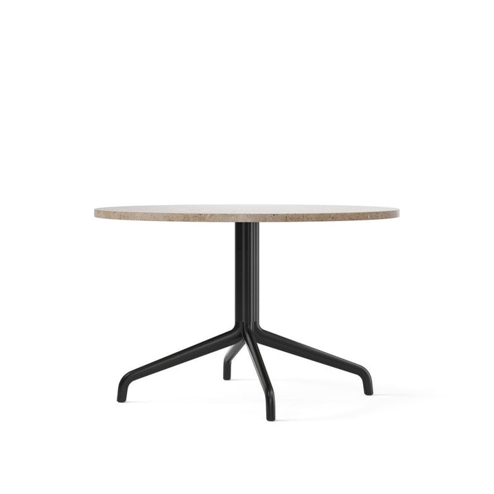 Harbour Column Lounge Table with Star Base Tables Audo Copenhagen Sand Stone
