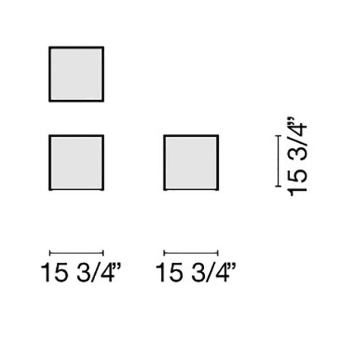 Luce Side Table Accent Tables Cappellini Medium: 15.75 in width