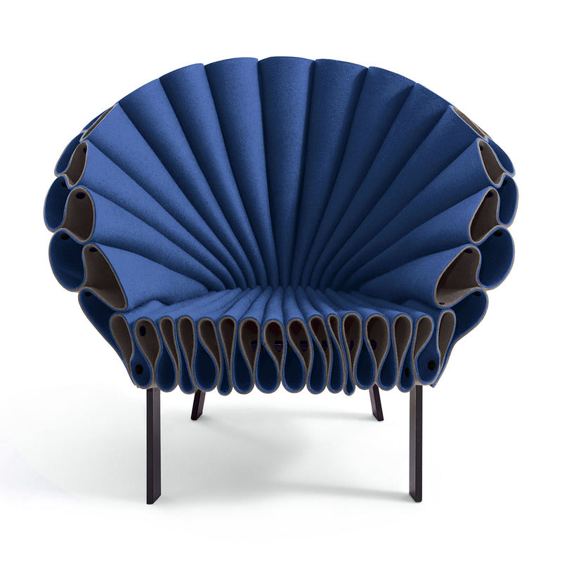 Peacock Chair Chairs Cappellini Blue