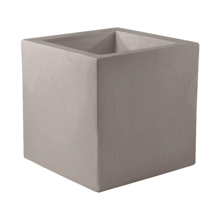 Cube Planter Outdoor Vondom Taupe Low Small 