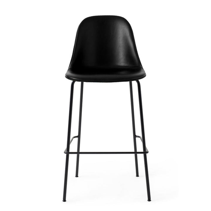 Harbour Upholstered Armless Stool Table & Bar Stools Audo Copenhagen 0842 - Dakar Black Counter: 24.8 in height