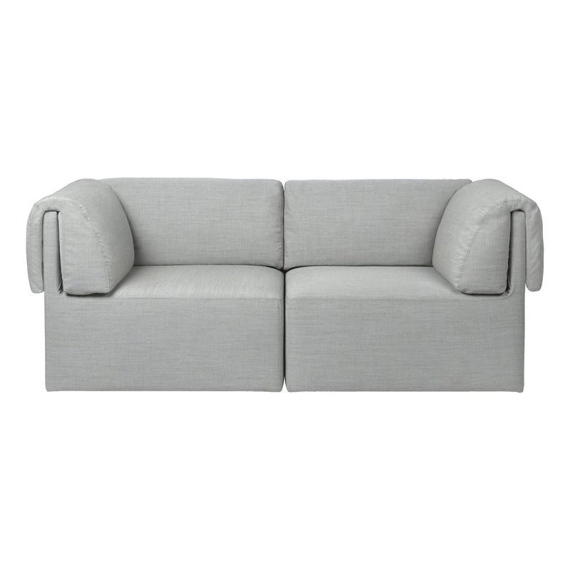 Wonder 2-Seater Sofa Loveseat Sofas Gubi Kvadrat Remix 2 - 0213 Fixed