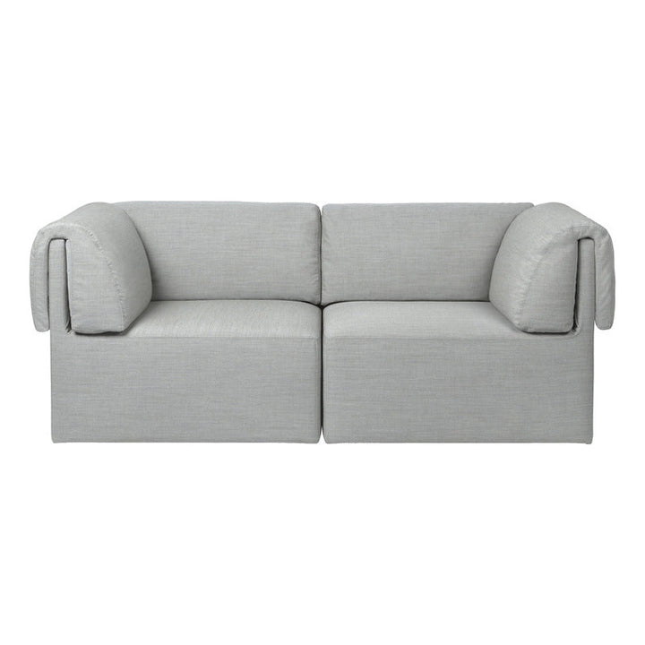 Wonder 2-Seater Sofa Loveseat Sofas Gubi Kvadrat Remix 2 - 0213 Fixed