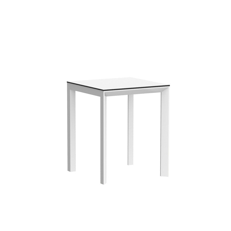 Frame Square Dining Table Outdoor Vondom Size 1: 23.5 in x 23.5 in HPL Black Edge