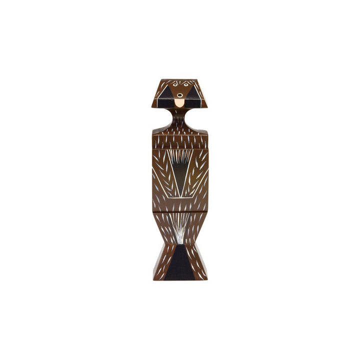 Wooden Doll Dog Figurines Vitra Small: 6.7 in height