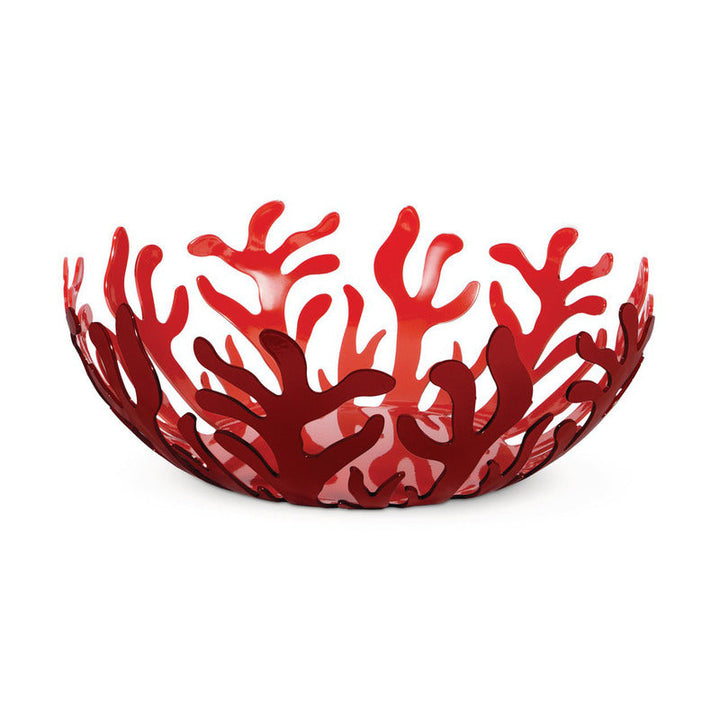Mediterraneo Fruit Holder Decor Alessi Red Small: 8.3 in diameter