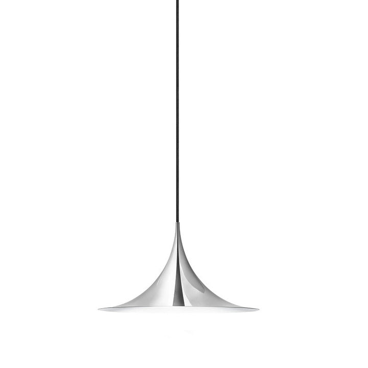 Semi Pendant Light Lighting Gubi Chrome Small: 11.8 in diameter