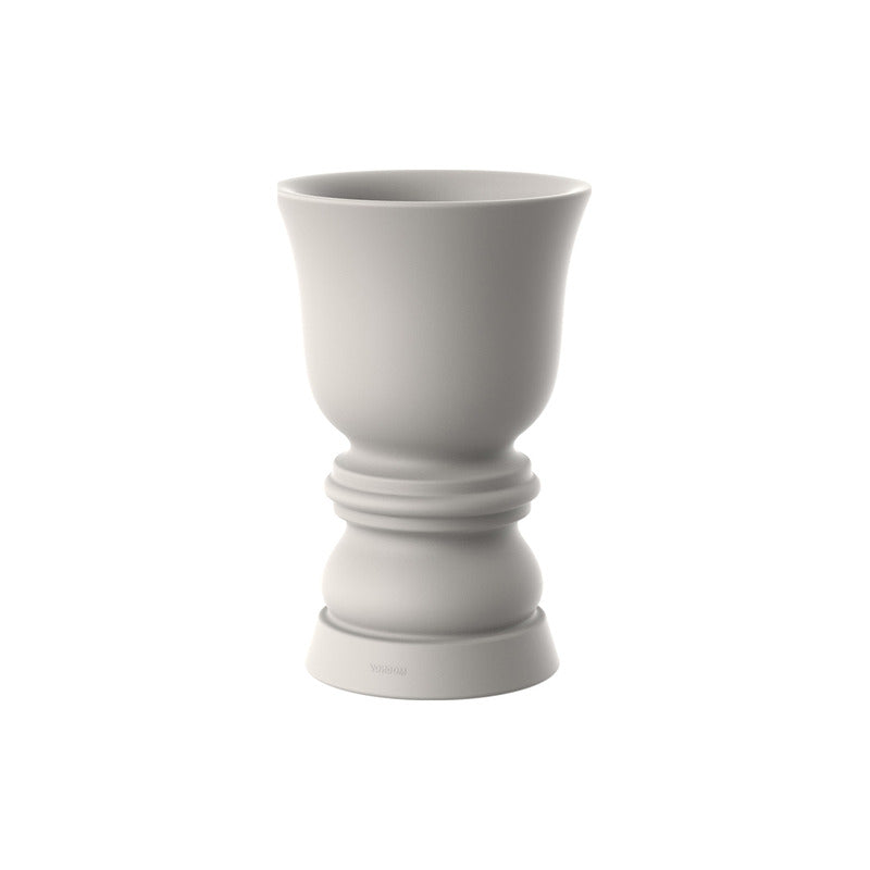 Suave Planter Outdoor Vondom Ecru Small: 25.75 in height 