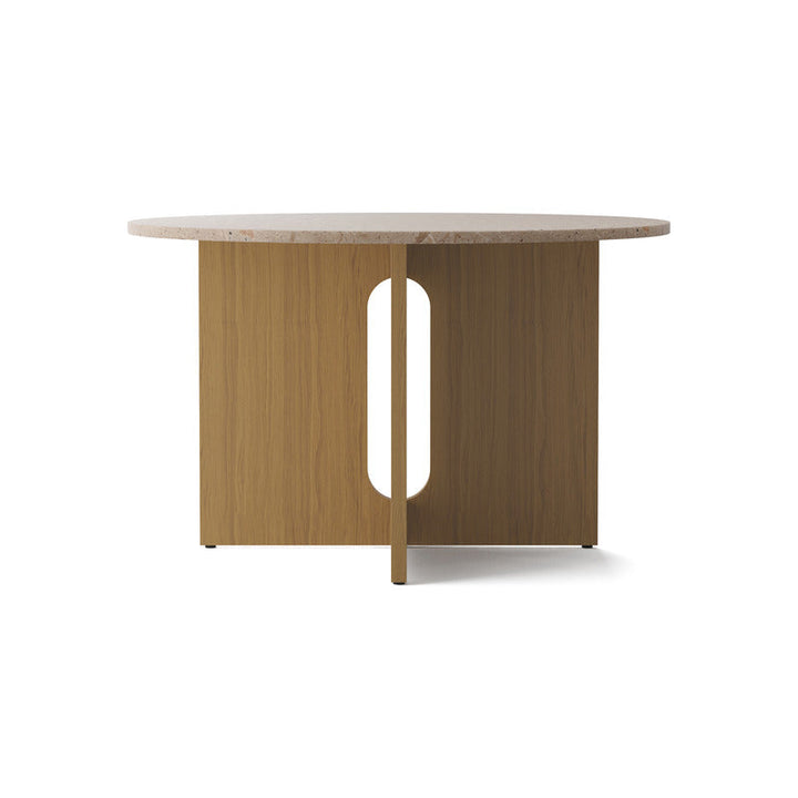 Androgyne Dining Table Tables Audo Copenhagen Natural Oak / Sand Small: 47 in diameter