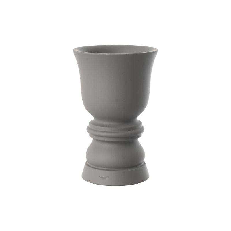Suave Planter Outdoor Vondom Taupe Small: 25.75 in height 