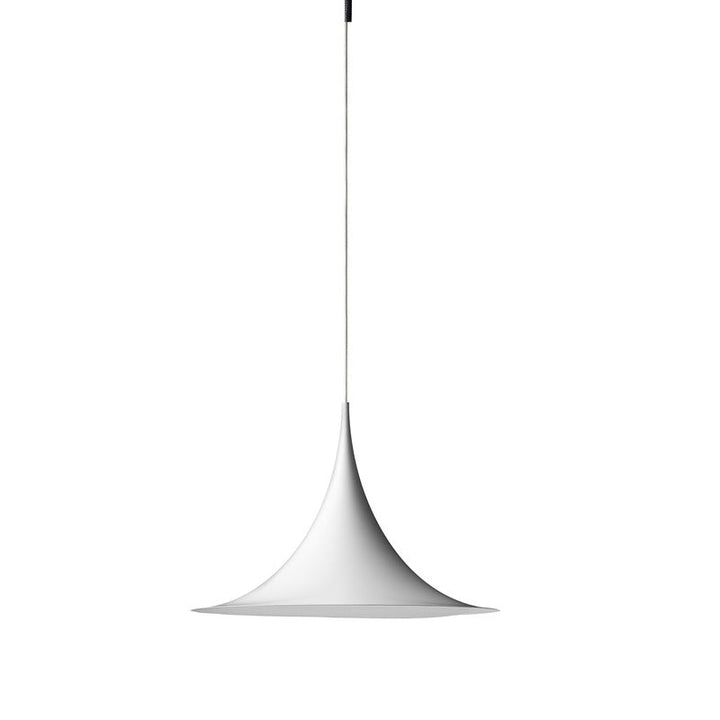 Semi Pendant Light Lighting Gubi Matt White Small: 11.8 in diameter