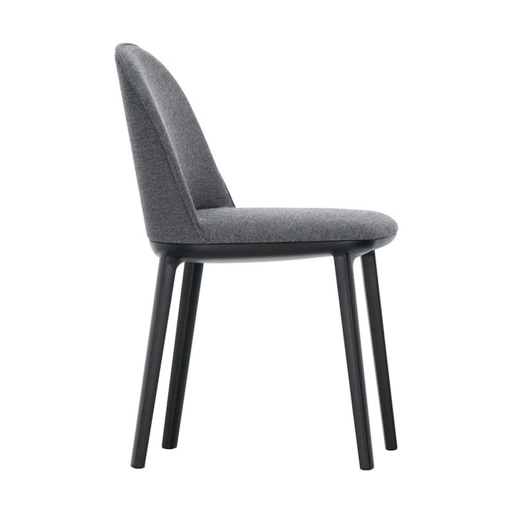 Softshell Side Chair Chairs Vitra Plano Sierra Grey / Nero