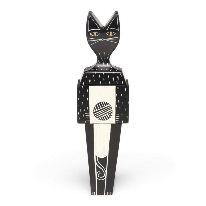 Wooden Doll Cat Figurines Vitra Large: 15.75 in height
