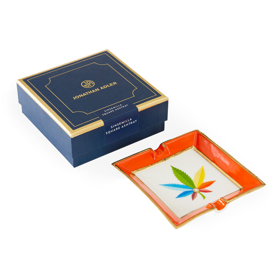 Sinsemilla Square Ashtray Jonathan Adler