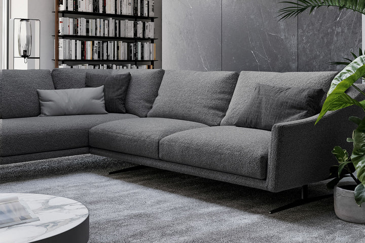 Skid Corner Sectional Sofa With Peninsula Bonaldo
