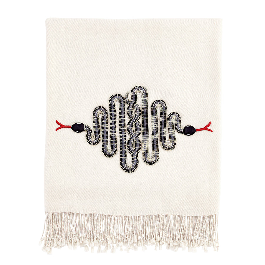 Snake Embellished Throw Jonathan Adler Default Title