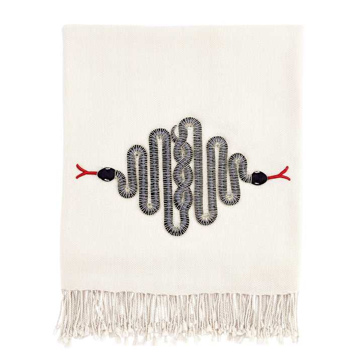 Snake Embellished Throw Jonathan Adler Default Title