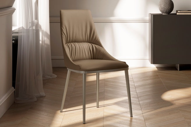 SOFIA CHAIR WITH METAL BASE Dining Chair Eforma   