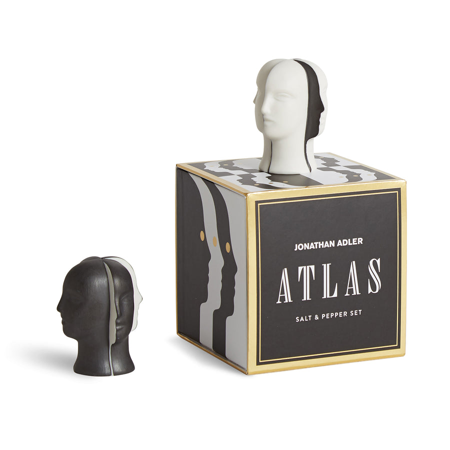 Atlas Salt & Pepper Set Jonathan Adler