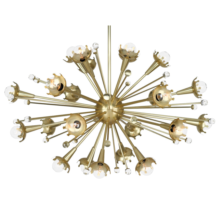 Sputnik Chandelier Jonathan Adler Brass