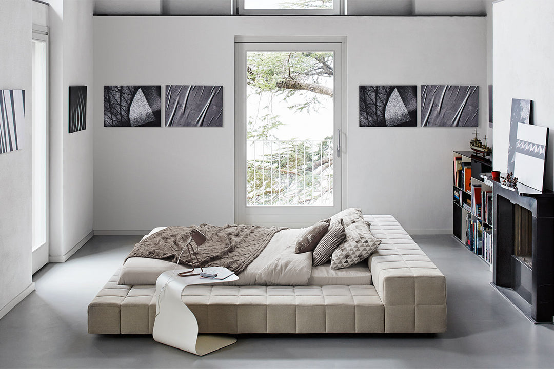 Squaring Penisola Bed Bonaldo