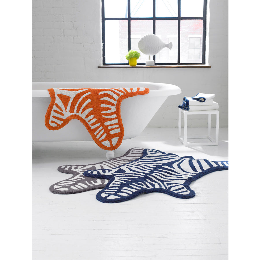 Reversible Zebra Bath Mat Jonathan Adler