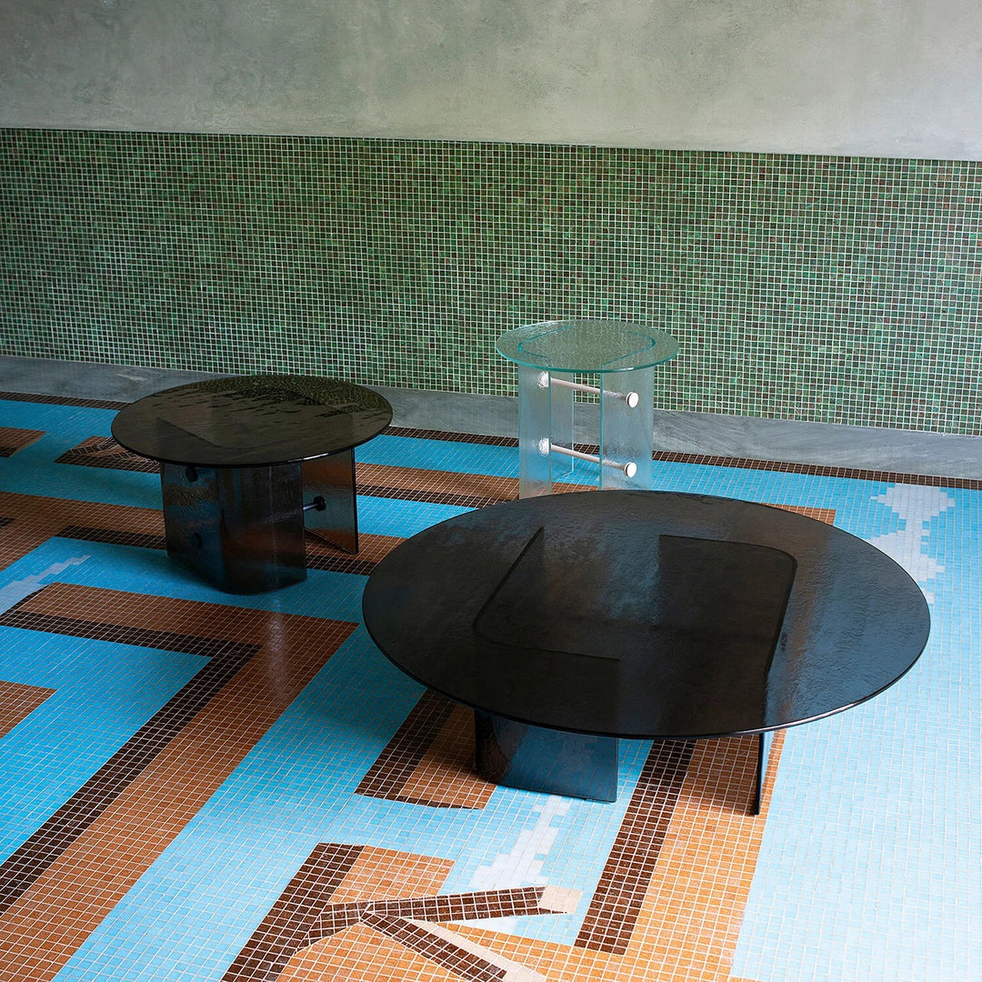 Double L Glaze Outdoor Coffee Table Coffee & Side Tables Potocco
