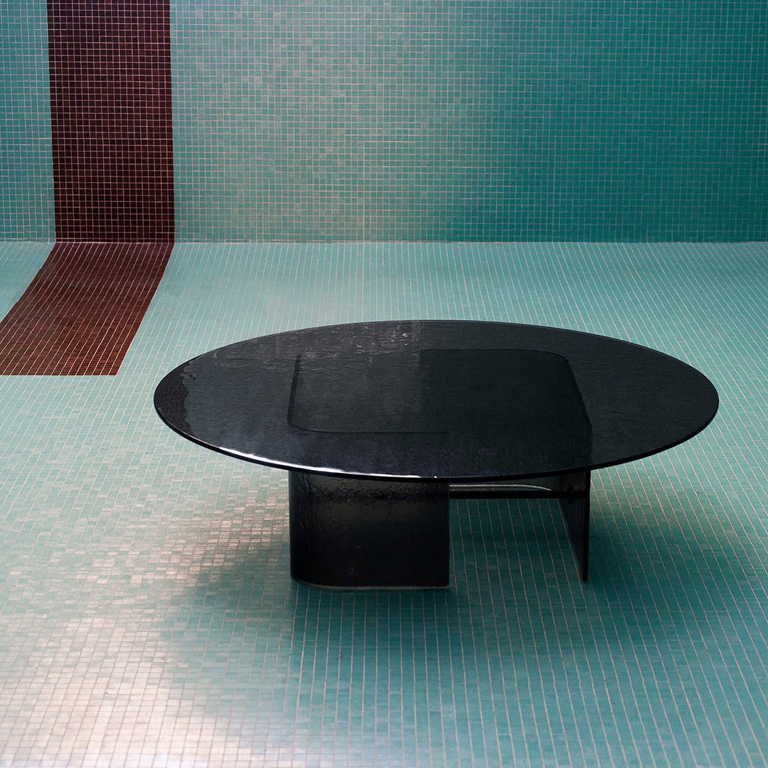 Double L Glaze Outdoor Coffee Table Coffee & Side Tables Potocco
