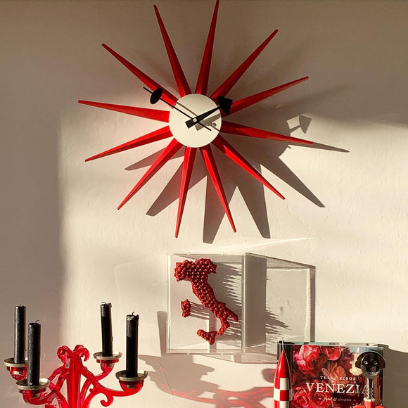 Sunburst Wall Clock Wall Clocks Vitra
