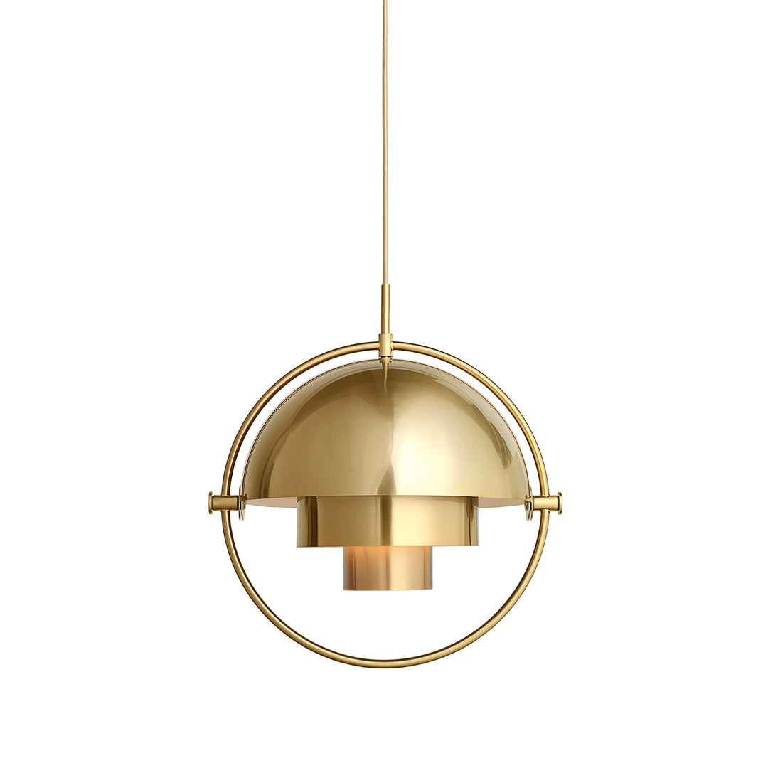 Multi-Lite Pendant Light Lighting Gubi Brass / Brass Small: 10 in diameter
