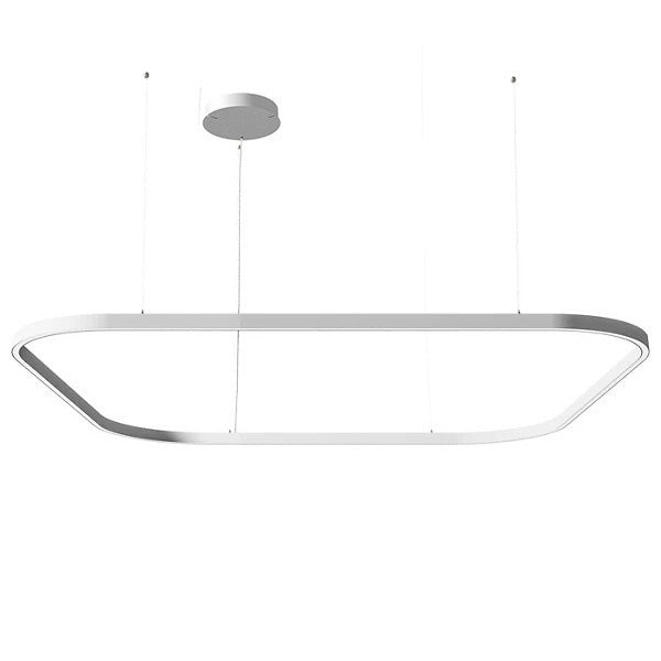 Zirkol Square LED Pendant Light Lighting NEMO White Large: 78.7 in width 2700K - Warm White