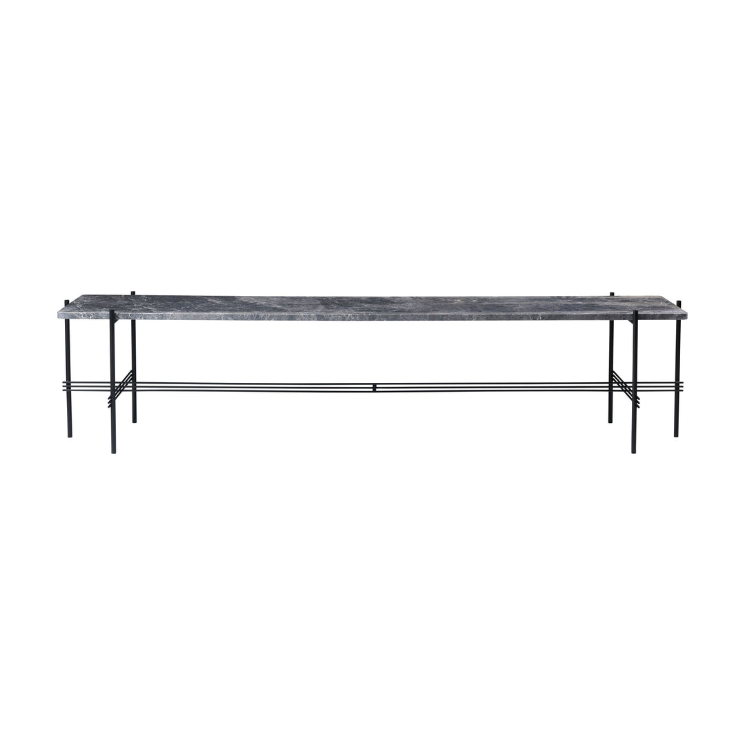 TS Low Console Table Tables Gubi Grey Emperador Marble