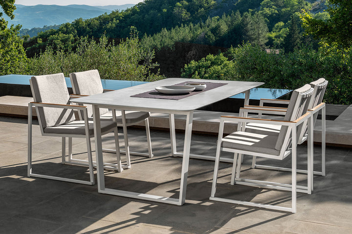 Alabama Alu Dining Armchair Outdoor Dining Chairs Talenti