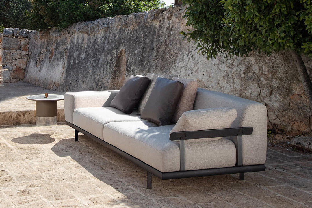 Allure Sofa with Wood Arm Outdoor Sofas Talenti