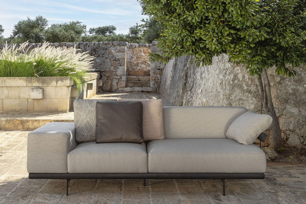 Allure Sofa with Wood Arm Outdoor Sofas Talenti