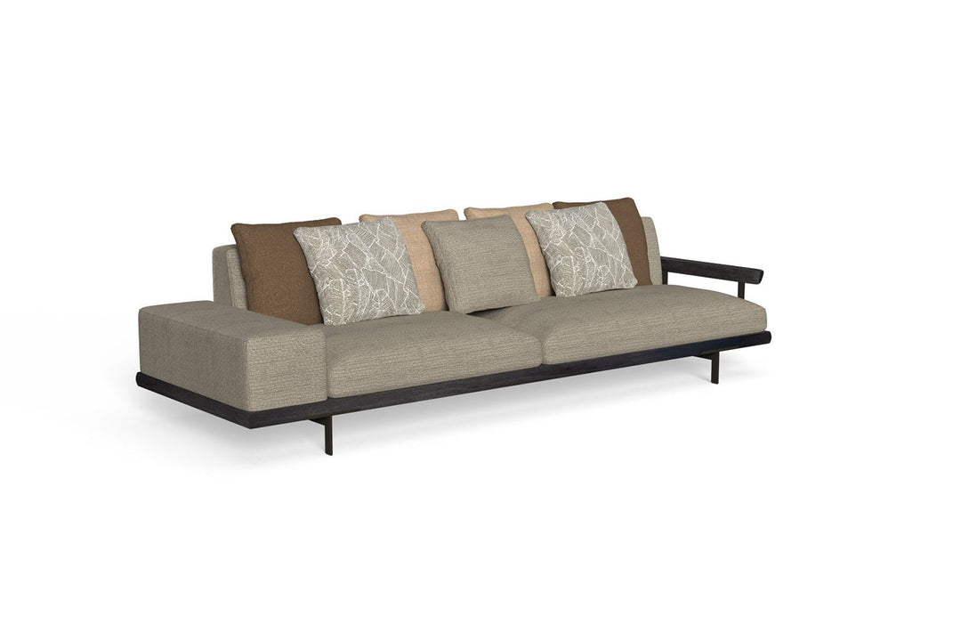 Allure Sofa with Wood Arm Outdoor Sofas Talenti