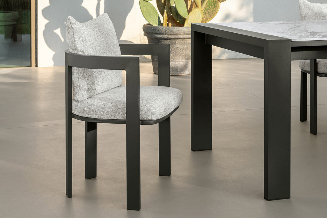 Argo Alu Dining Armchair Outdoor Dining Chairs Talenti