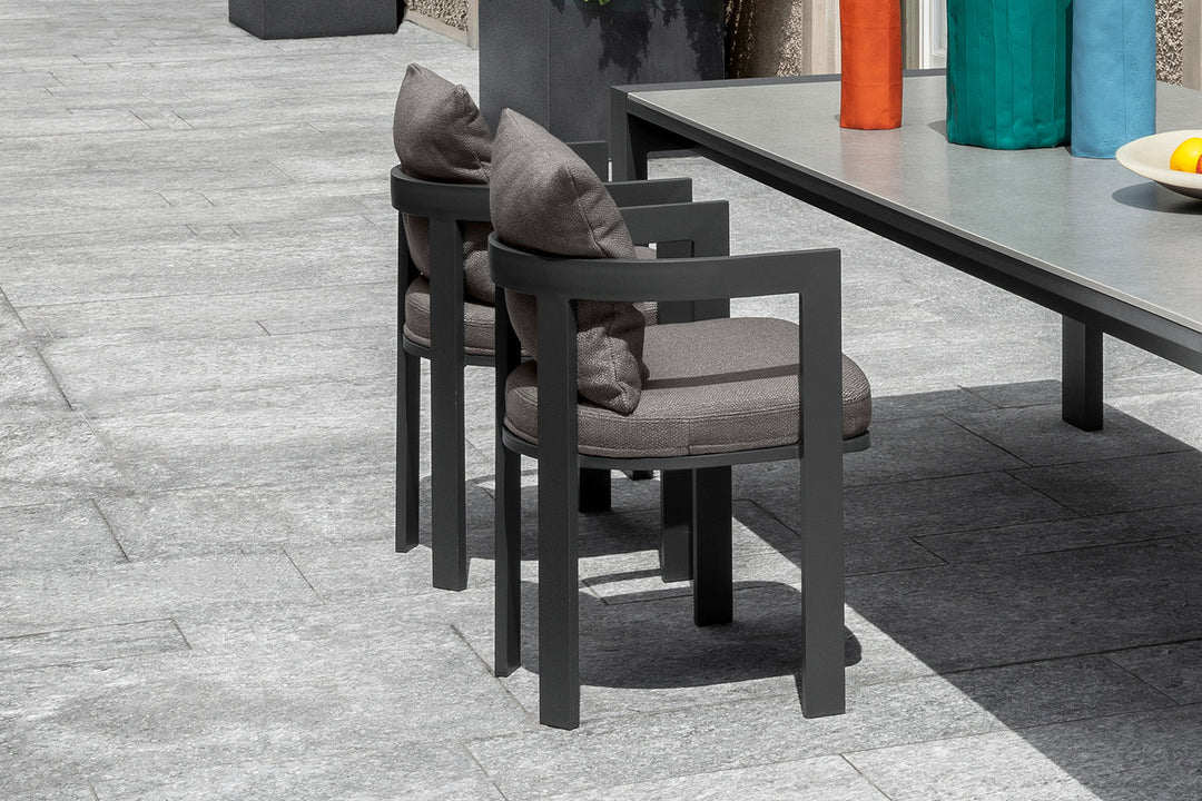 Argo Alu Dining Armchair Outdoor Dining Chairs Talenti