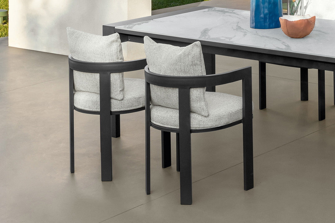 Argo Alu Dining Armchair Outdoor Dining Chairs Talenti