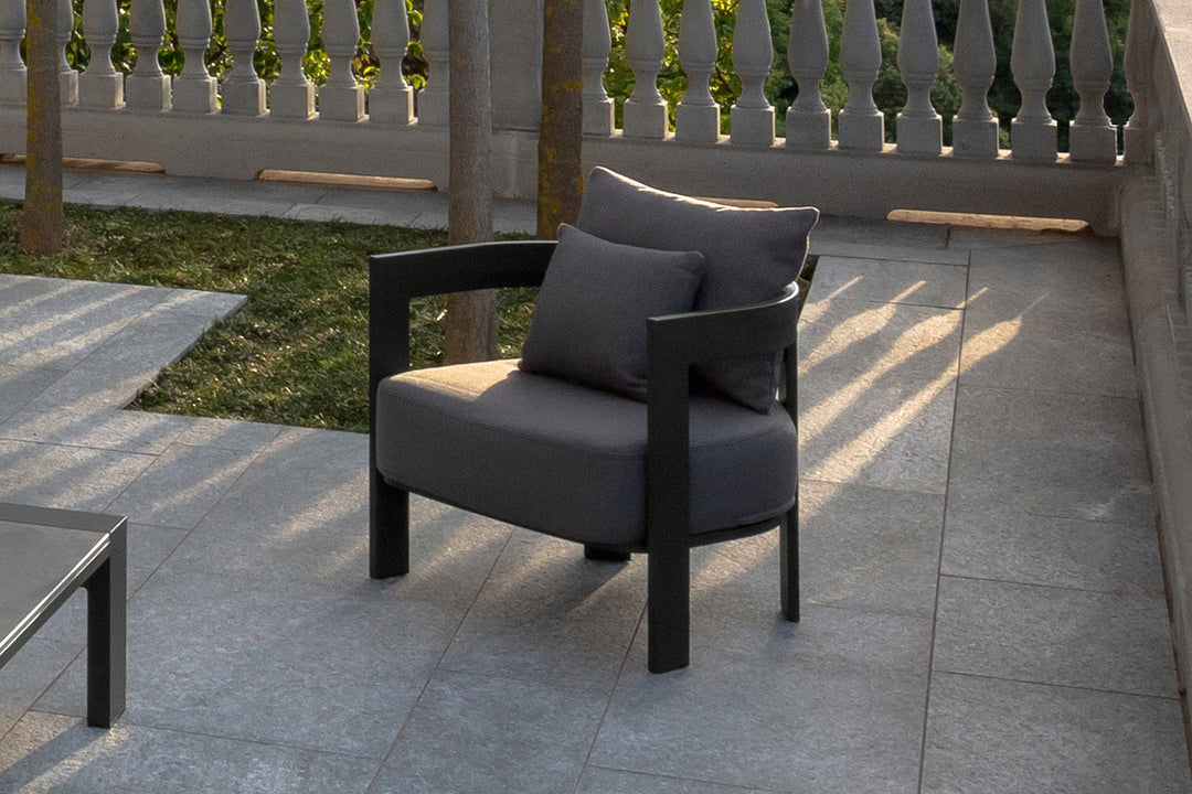 Argo Alu Lounge Armchair Outdoor Chairs Talenti