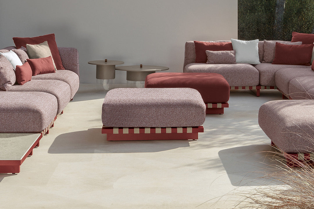 Argo Alu Pouf Outdoor Poufs + Stools Talenti